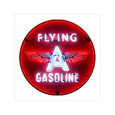 Neonetics Flying A Gasoline 36-Inch Neon Sign