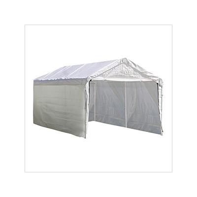 ShelterLogic 12x20 Canopy Enclosure Kit for 2" Frame (White Cover)