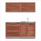 NewAge Outdoor Kitchens Grove 4-Piece Outdoor Kitchen Set (No Countertop)