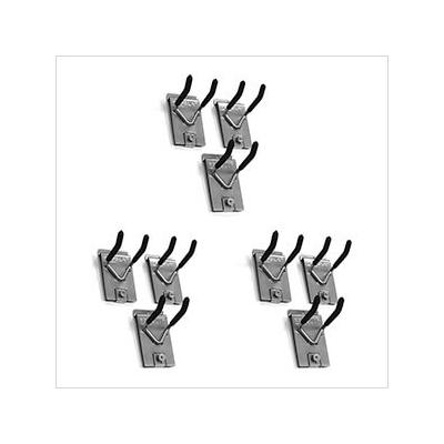 Proslat 4-Inch Double Hook (9-Pack)