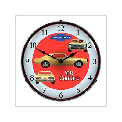 Collectable Sign and Clock 1968 SS Camaro Wall Clock