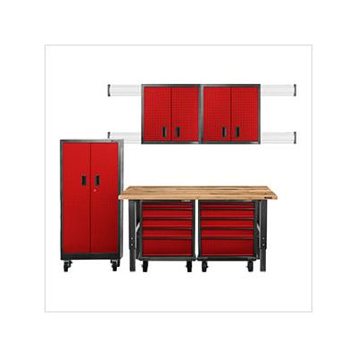 Gladiator Premier 11-Piece Red Garage Cabinet System