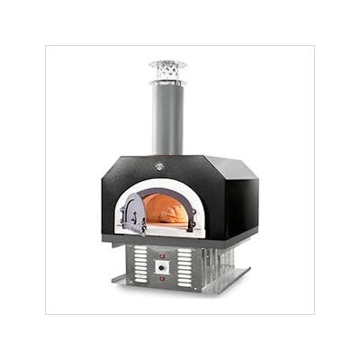 Chicago Brick Oven 38" x 28" Hybrid Countertop Natural Gas / Wood Pizza Oven (Solar Black - Commercial)