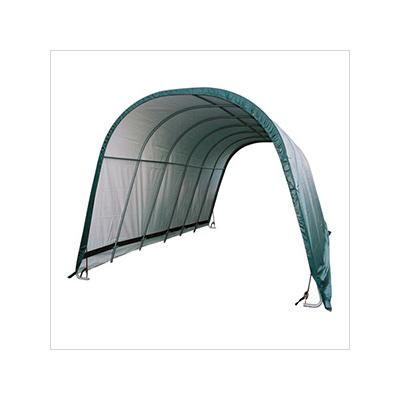 ShelterLogic 12x24x10 Round Style Run-In Shelter (Green Cover)