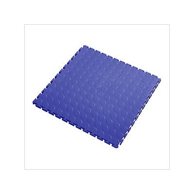 Lock-Tile 7mm Blue PVC Coin Tile (30 Pack)