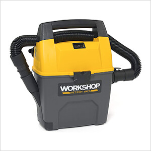 Workshop Vacs 3 Gallon 3.5 Peak HP Portable Wet/Dry Vac