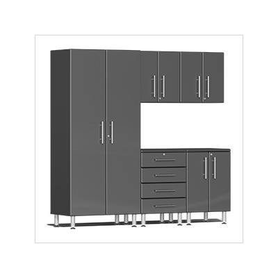 Ulti-MATE Garage Cabinets 5-Piece Garage Cabinet Kit in Graphite Grey Metallic