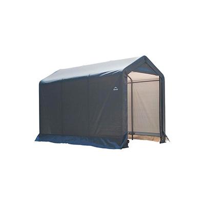 ShelterLogic 6x10 Shed-In-A-Box with 1-3/8" Frame (Gray Cover)
