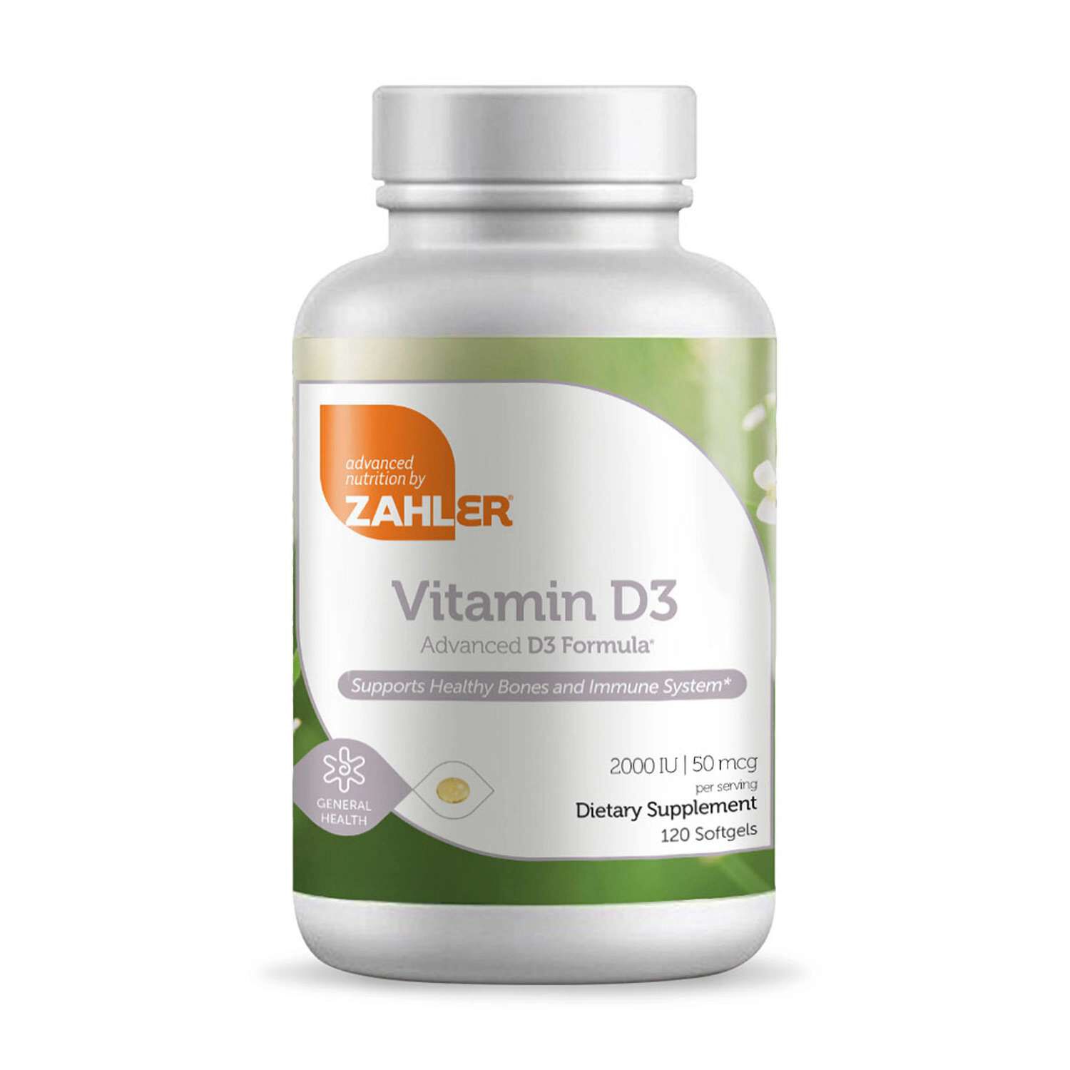 Vitamin D3 2000 Iu Healthy - 120 Softgels (120 Servings)