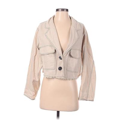 ASOS Jacket: Ivory Jackets & Outerwear - Women's Size 2