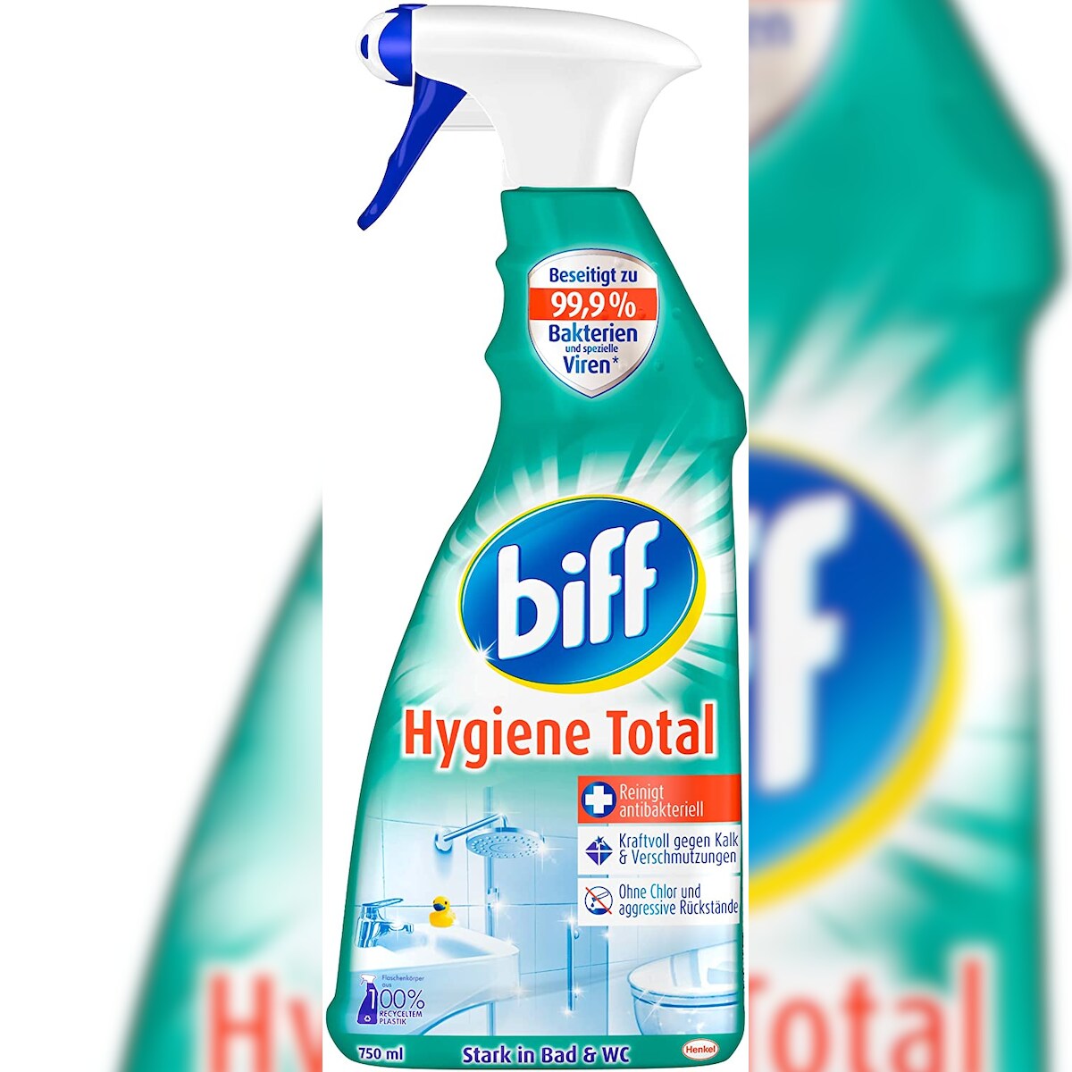 Biff Hygiene Total Badreiniger Reiniger Sauberkeit 750 ml Sprühflasche Image