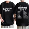 Sänger Junior H Sad Boyz 4 Life Tour Print T-Shirt Männer Frauen Modetrend Hip Hop T-Shirt Sommer