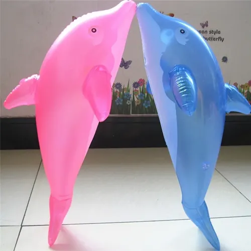 1 PC. Modellierung Nette PVC Schlag Bis Aufblasbare Spielzeug Delphin Strand Spielzeug Für EIN Bad