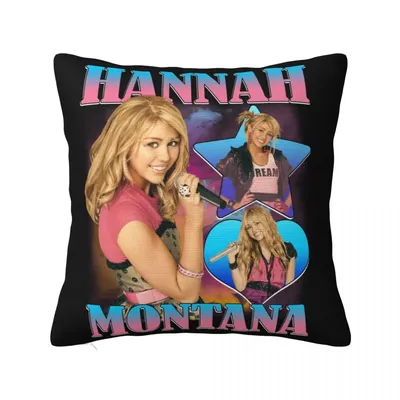 Hannah montana kissen bezug druck polyester kissen bezug dekor wurf kissen bezug bezug home reiß Image