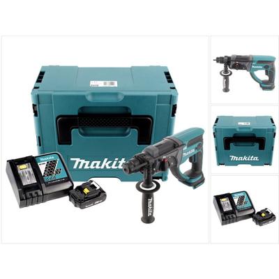 Dhr 202 RA1J Akku Kombihammer 18 v 2,0 j sds Plus + 1x Akku 2,0 Ah + Ladegerät + Makpac - Makita Image