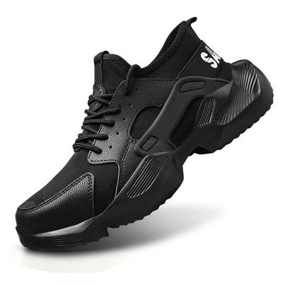 Lycxames - Sicherheitsschuhe, leichter Air-Sicherheits-Sneaker für Herren, rutschfeste Stahlkappe,