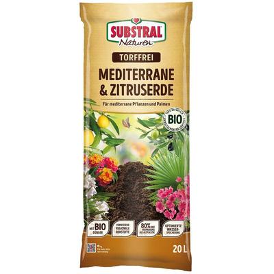 SUBSTRAL® Naturen® BIO Mediterrane & Zitruserde torffrei 20 Liter Image