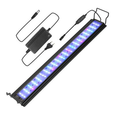 28W led Aquarium mit timer Aquariumleuchte Abdeckung rgb Licht,64-90cm - Swanew