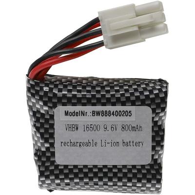 Vhbw - Akku für Modellbau z.B. kompatibel mit GPToys, Foxx, Hosim (800mAh, 9,6V, Li-Ion, 54 x 48 x Image