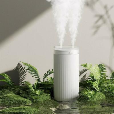 Luftbefeuchter- Ultraschall-Luftbefeuchter 500 ml, zwei Nebelöffnungen, leicht zu reinigen, weiß Image