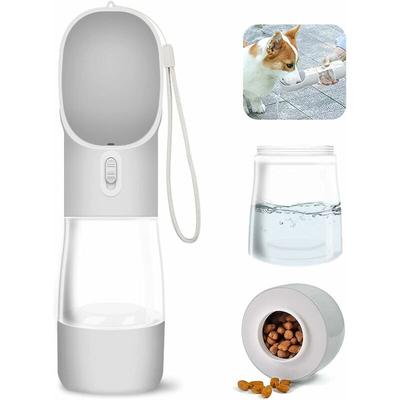 Minkurow - in 1 Wasserflasche für Hunde, Wasser und Nahrung, tragbarer Wasserspender, Wasserflasche