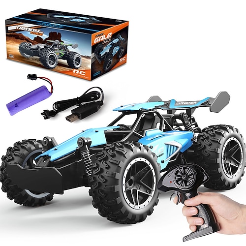 Fernbedienbares Geländefahrzeug 2,4g vorläufiges Hochgeschwindigkeitsfahrzeug Aufladen Jungen RC ferngesteuertes Spielzeugauto Kinder ferngesteuerte Fahrzeuge Weihnachtsgeschenk Image