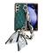 Handy Hülle Handyhüllen Für Samsung Galaxy Z-Falte 6 Z Fold 5 Z Fold 4 Z Fold 3 Rückseite mit Handschlaufe Stoßresistent Retro TPU PU-Leder