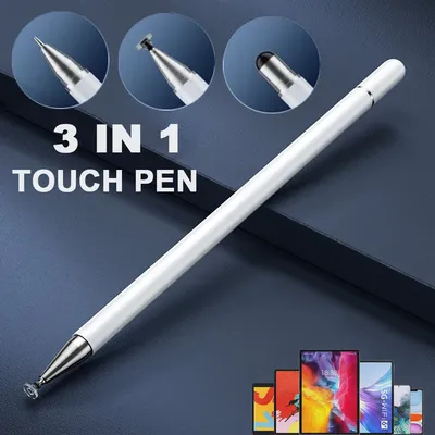 3 in 1 Stylus Pen For Tablet Phone Touch Pen For Android iOS Screen Pen For Xiaomi Samsung Lenovo