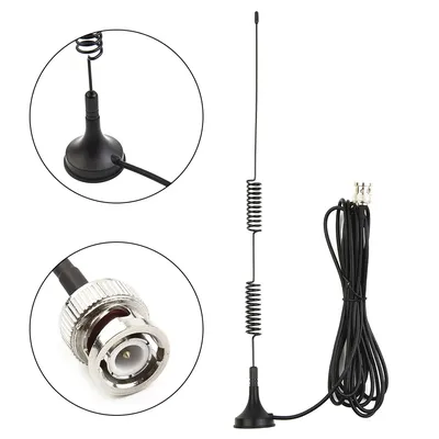 VHF UHF Car Antenna Magnetic Amateur Radio Mobile Radio Scanner Antenna BNC Exterior Parts High Quanlity