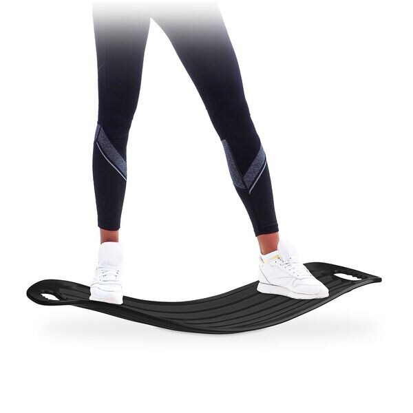 relaxdays Twist Board für Balancetraining schwarz Image