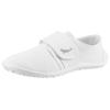 Barfußschuh LEGUANO "Berufsschuh CARE", Damen, Gr. 46, weiß, Lederimitat, sportlich, Schuhe Barfußschuh, Klettschuh, Freizeitschuh, Bequemschuh mit Klettverschluss
