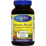 Earthrise Â® Spirulina Natural 500mg Tablet 360 counts Natural Premium Spirulina from California- Vegan Gluten Free Keto Friendly Non -GMO Super Food high in vitamins & minerals.