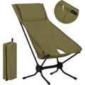 Chaise Pliante Camping. Chaise de Plage Pliable et Portable. Chaise de Pêche Ultra-légère. Vert