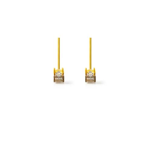 Nedis CAT5e-Netzwerkkabel - SF/UTP - RJ45 Stecker - RJ45 Stecker - 15.0 m - Rund - PVC - Gelb - Plastikbeutel