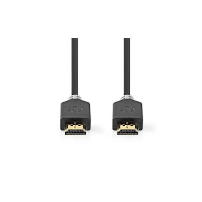 Nedis Ultra High Speed ​​HDMI -Kabel - HDMI Stecker - HDMI Stecker - 8K@60Hz - 48 Gbps - 1.00 m - Rund - 6.0 mm - Anthra