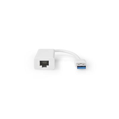 Nedis USB-Netzwerkadapter - USB 3.2 Gen 1 - 1 Gbps - USB-A Stecker - RJ45 Buchse - 0.20 m - Rund - Vernickelt - Reines K