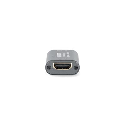 Nedis HDMI Repeater - 40.0 m - 4K@60Hz - 18 Gbps - Metall - Anthrazit Image