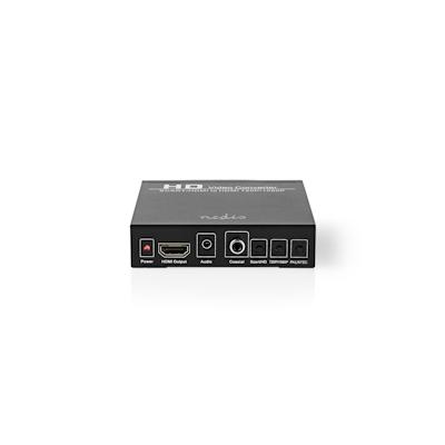 Nedis HDMI Converter - SCART Buchse - HDMI Ausgang / 1x 3.5 mm Audio Out / 1x Digital Audio - 1-Weg - 1080p - 1.65 Gbps - Aluminium - Anthrazit Image