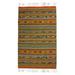 Living Colors,'Handwoven Multicolor Zapotec Wool Rug from Mexico (5 x 8.5)'