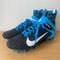 Nike Shoes | $200 Nike Alpha Menace Elite 2 Flyknit Football Cleats Mens 12.5 Blue Bv2077-001 | Color: Black/Blue | Size: 12.5