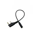 TCK01 Cavo di trasferimento auricolare audio per telefono femmina da 2 pin a 3,5 mm per Baofeng