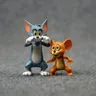 Anime Toms and Jerrys Action Figures Classic Cartoon Cat Mouse Model Toys Cute Desktop Ornaments