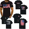T-shirt américain Feel pour homme 4 juillet Fosotic USA Stars and StrihearTee Defend The Police