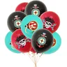 10 stücke karibische Piraten Party Ballons Piraten Schädel Latex Ballon Bouquet für Piraten