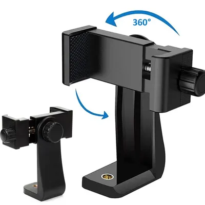 Stativ-Montage-Adapter, 360 Grad drehbar, Ständer-Montage-Adapter für iPhone, Xiaomi, Samsung, Smartphone, Stative, Ständer, Zubehör