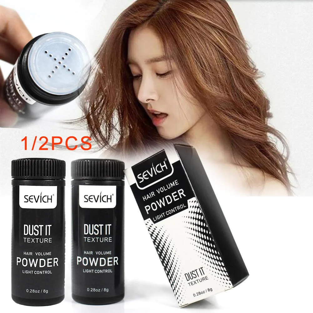 1/2PCS 8g Flauschiges Haar Pulver Mattierende Pulver Für Erhöhte Haar Volumen Styling, Um Haar Design Unisex Haar Pulver Neue