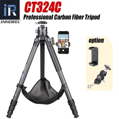 Profession elles kompaktes Kohlefaser-Kameras tativ mit Stein tasche innorel ct324c für Canon Sony Nikon DSLR Camcorder, maximale Belastung 25kg