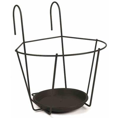 Blumentopfhalter ø 25 cm, schwarz zum Einhängen Image