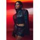 MissPap Womens Playboy Leather Look Boxy Oversized Cropped Jacket - Black - Size 12 UK | MissPap Sale | Discount Designer Brands