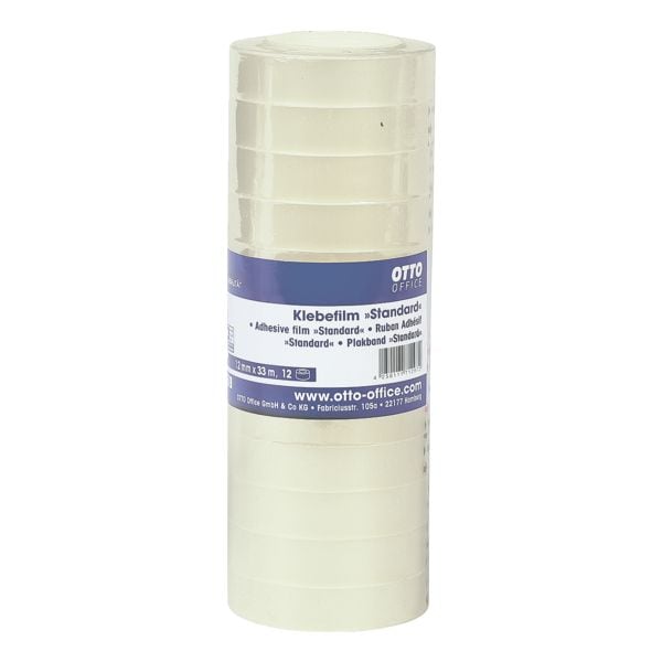 OTTO Office Klebeband »Standard« transparent, 12 mm/33 m (B/L) transparent, 1.2 cm